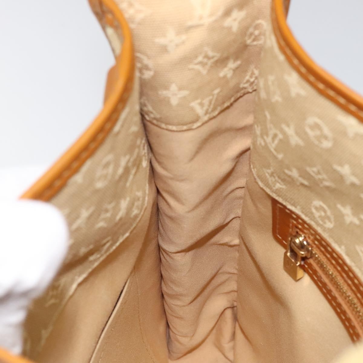 Louis Vuitton Mary Kate Messenger Bag Mini Lin, BEIGE, CANVAS, Crossbody bag