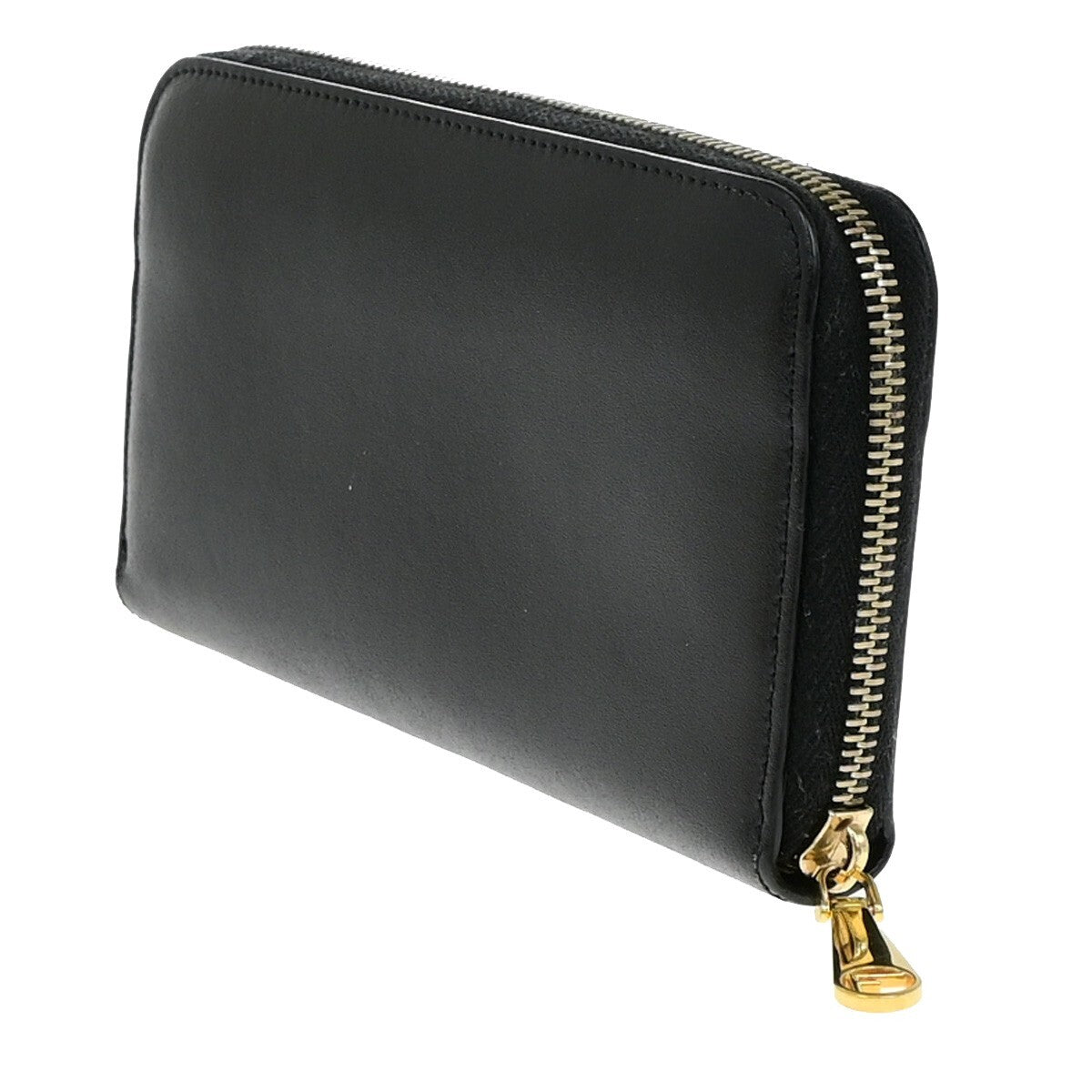 Fendi F is Fendi Zip Around Wallet Leather, BLACK, LEATHER, Wallets