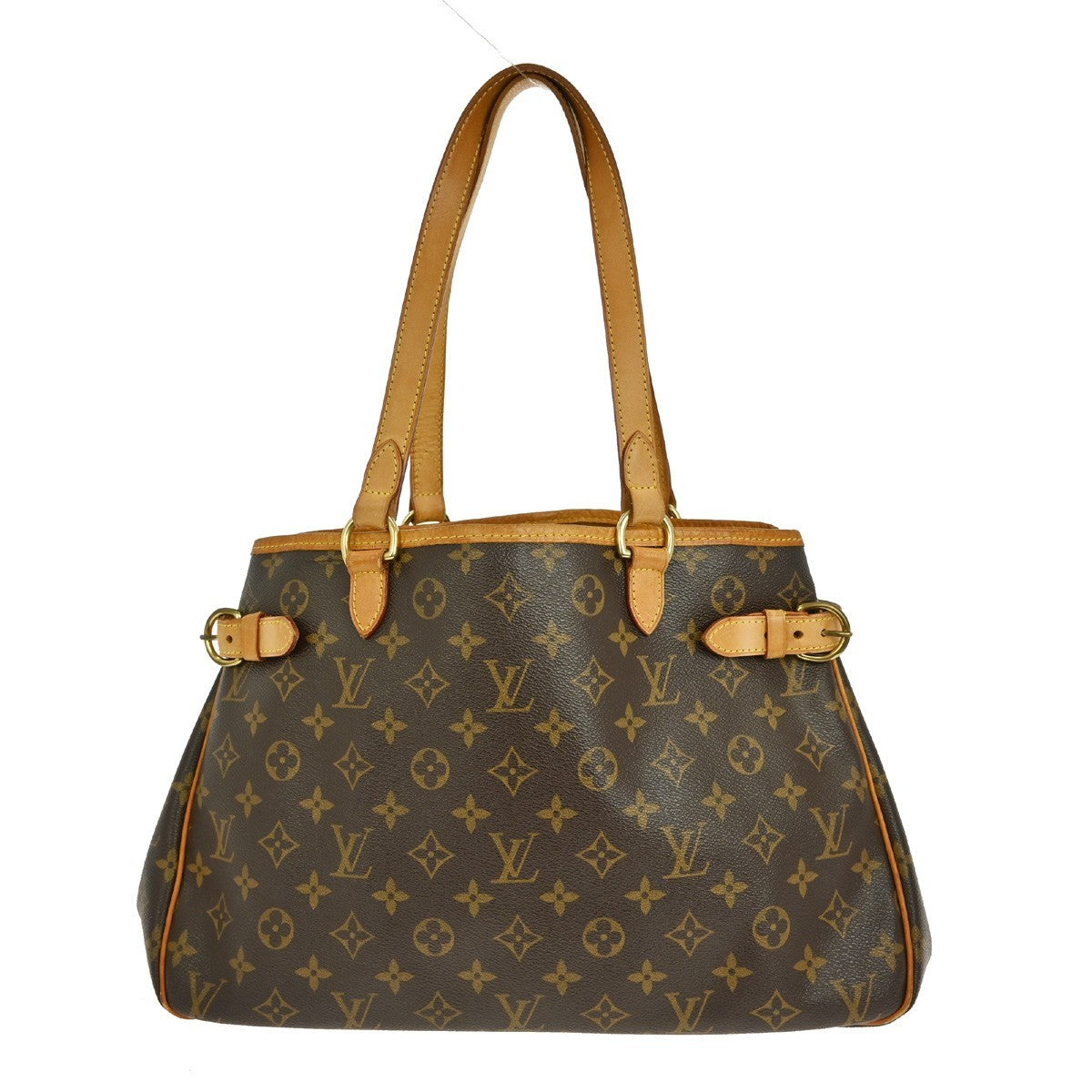 Louis Vuitton Batignolles Handbag Monogram Canvas, BROWN, CANVAS, Handbag