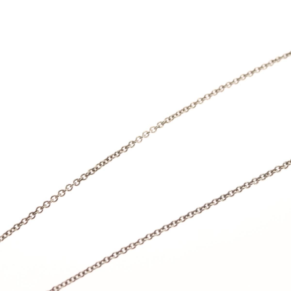 Tiffany & Co. Elsa Peretti Open Heart Pendant Necklace Sterling Silver, SILVER, SILVER, Necklace