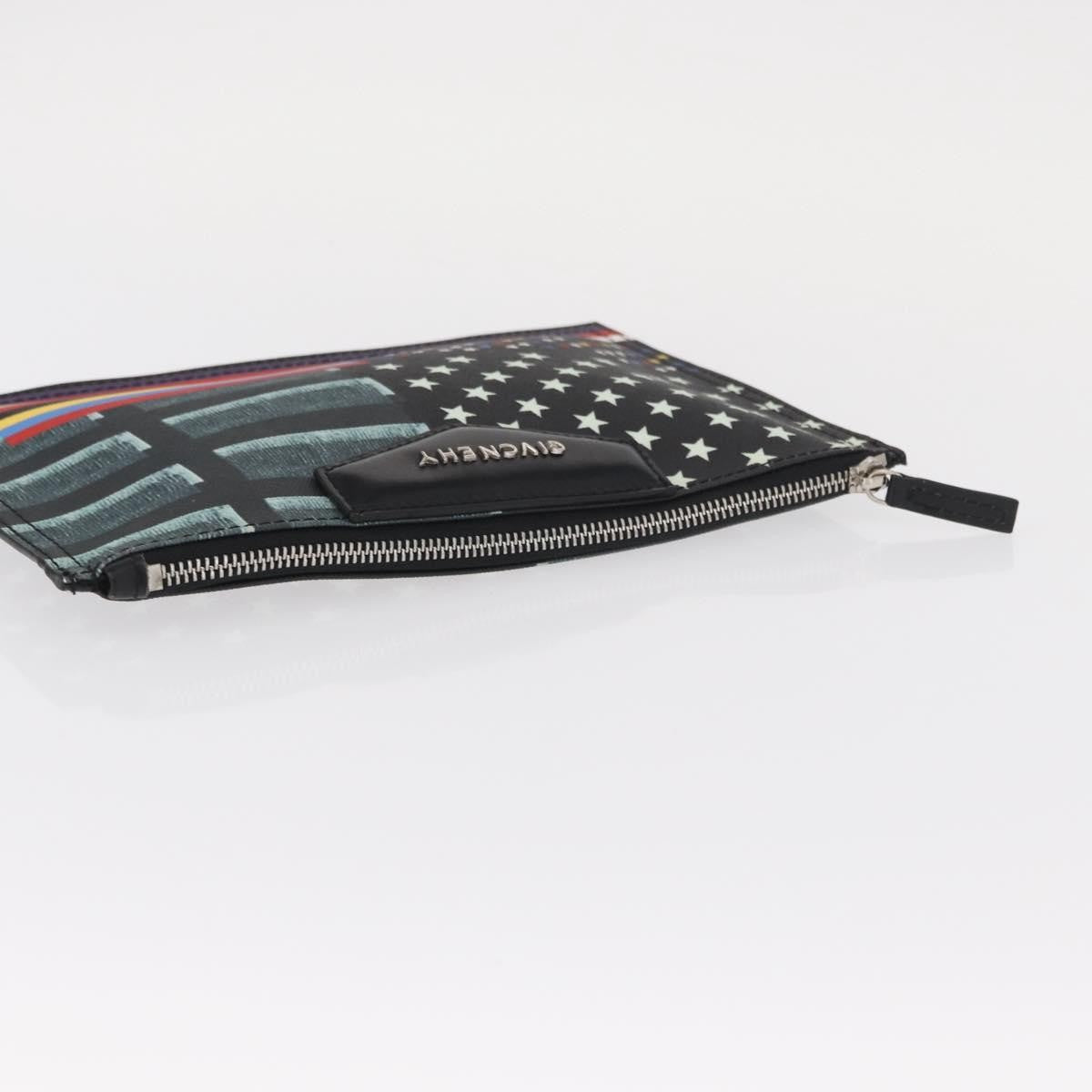 Givenchy Zipped Pouch Printed Leather, MULTICOLOUR, LEATHER, Clutche & pouche