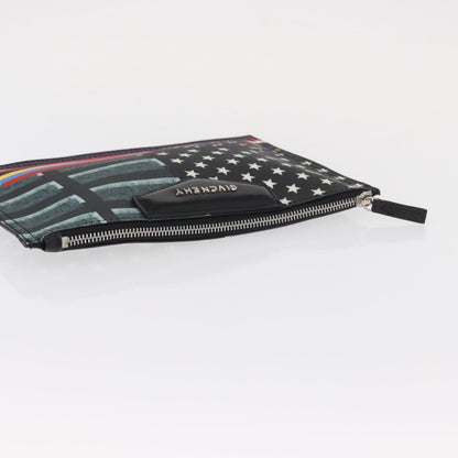 Givenchy Zipped Pouch Printed Leather, MULTICOLOUR, LEATHER, Clutche & pouche