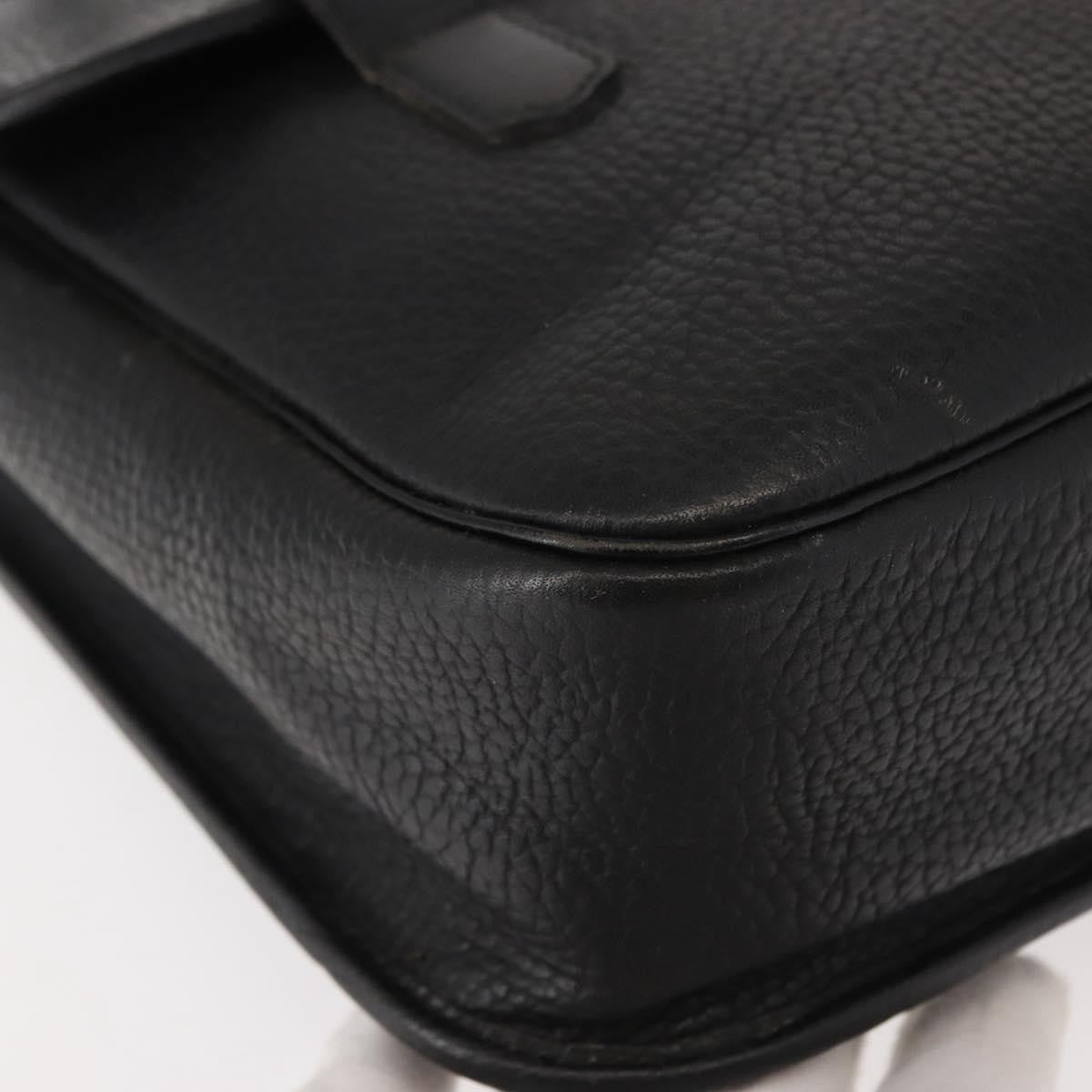 Christian Dior Vintage CD Handbag Leather, BLACK, LEATHER, Handbag