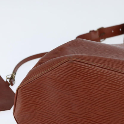 Louis Vuitton Vintage Sac d'Epaule Handbag Epi Leather, BROWN, LEATHER, Shoulder bag