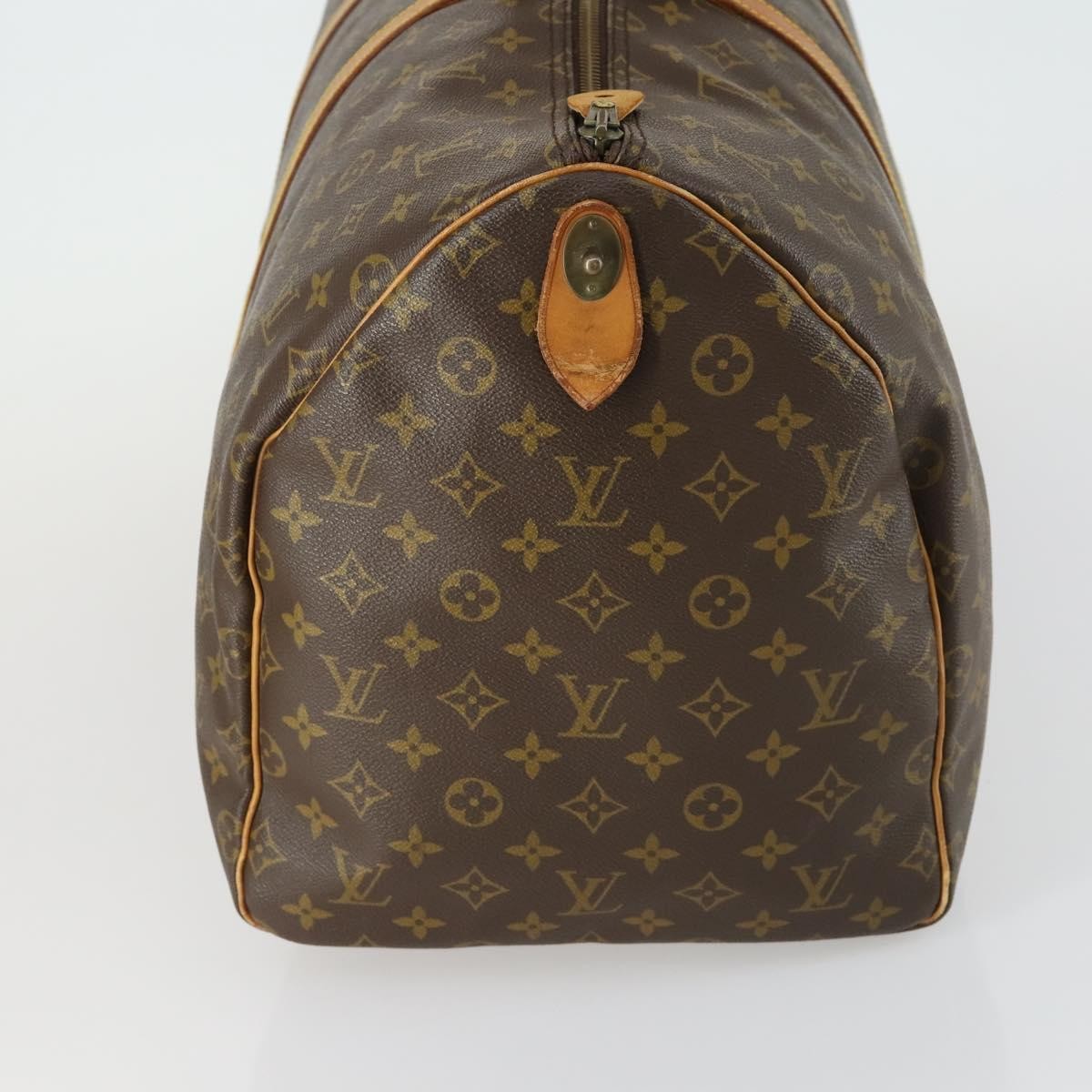 Louis Vuitton Keepall Bag Monogram Canvas, BROWN, CANVAS, Travel bag