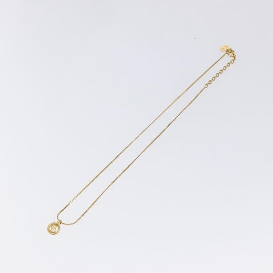 Christian Dior CD Pendant Necklace Gold-plated, GOLD, GOLD_PLATED, Necklace
