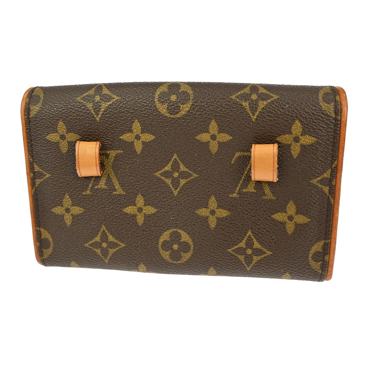 Louis Vuitton Florentine Pochette Monogram Canvas, BROWN, CANVAS, Clutche & pouche