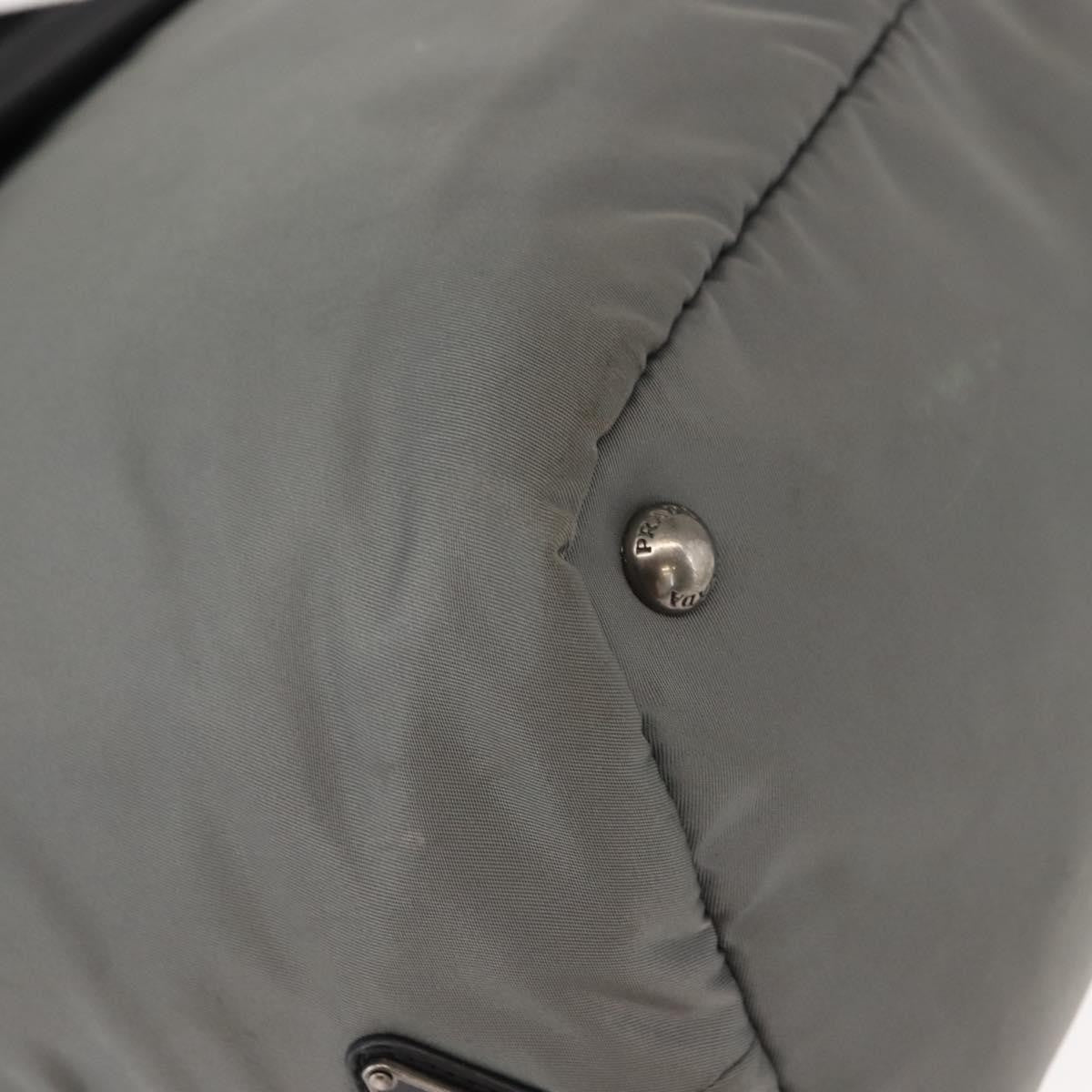 Prada Convertible Double Tote Tessuto, BLACK, NYLON, Handbag