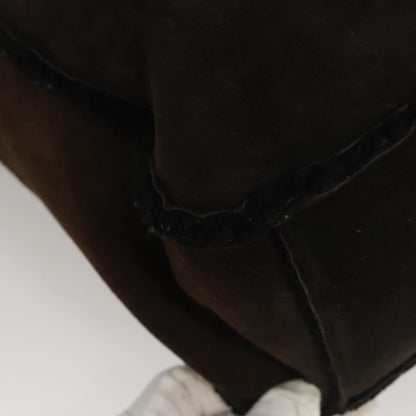 Chanel Chain Handle Bag Leather, BROWN, LEATHER, Tote bag