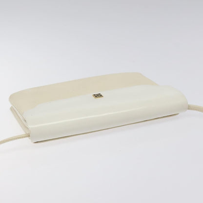 Givenchy Vintage 4G shoulder bag Leather, WHITE, LEATHER, Shoulder bag