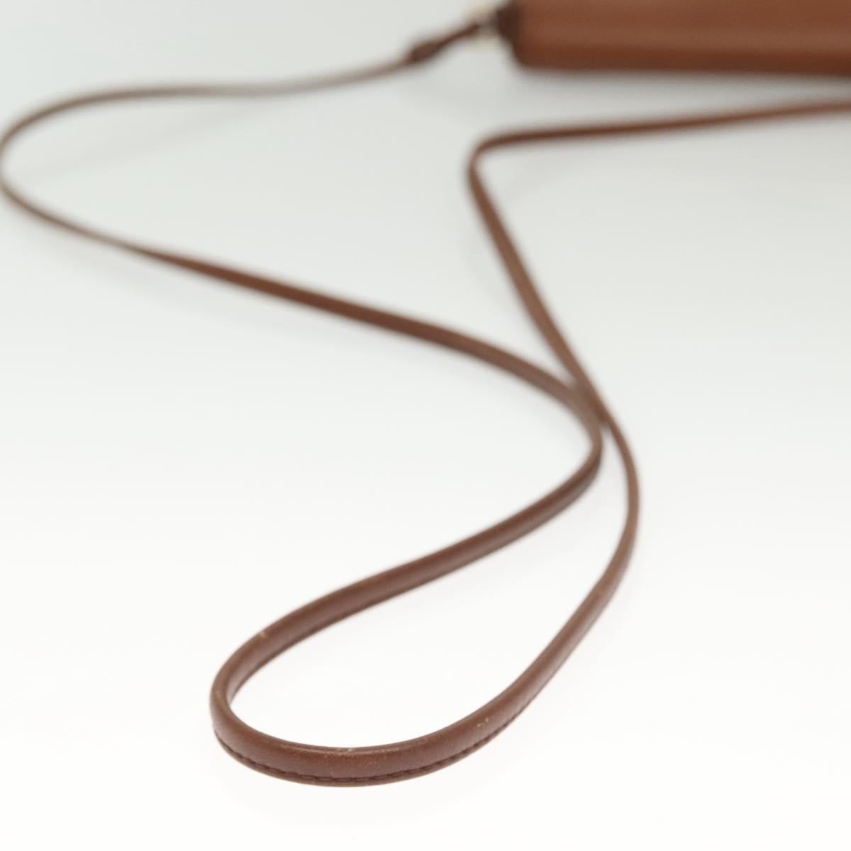 Burberry Flap Shoulder Bag Leather, BROWN, LEATHER, Shoulder bag