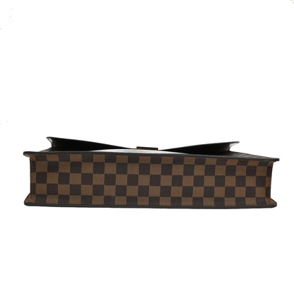 Louis Vuitton Altona Bag Damier, BROWN, CANVAS, Briefcase
