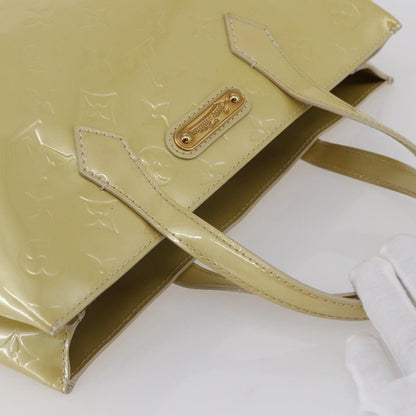 Louis Vuitton Wilshire Handbag Monogram Vernis, BEIGE, PATENT_LEATHER, Handbag
