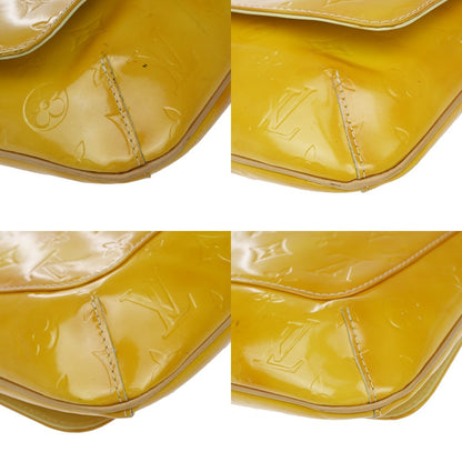 Louis Vuitton Thompson Street Handbag Monogram Vernis, Yellow, Patent Leather, Shoulder Bag
