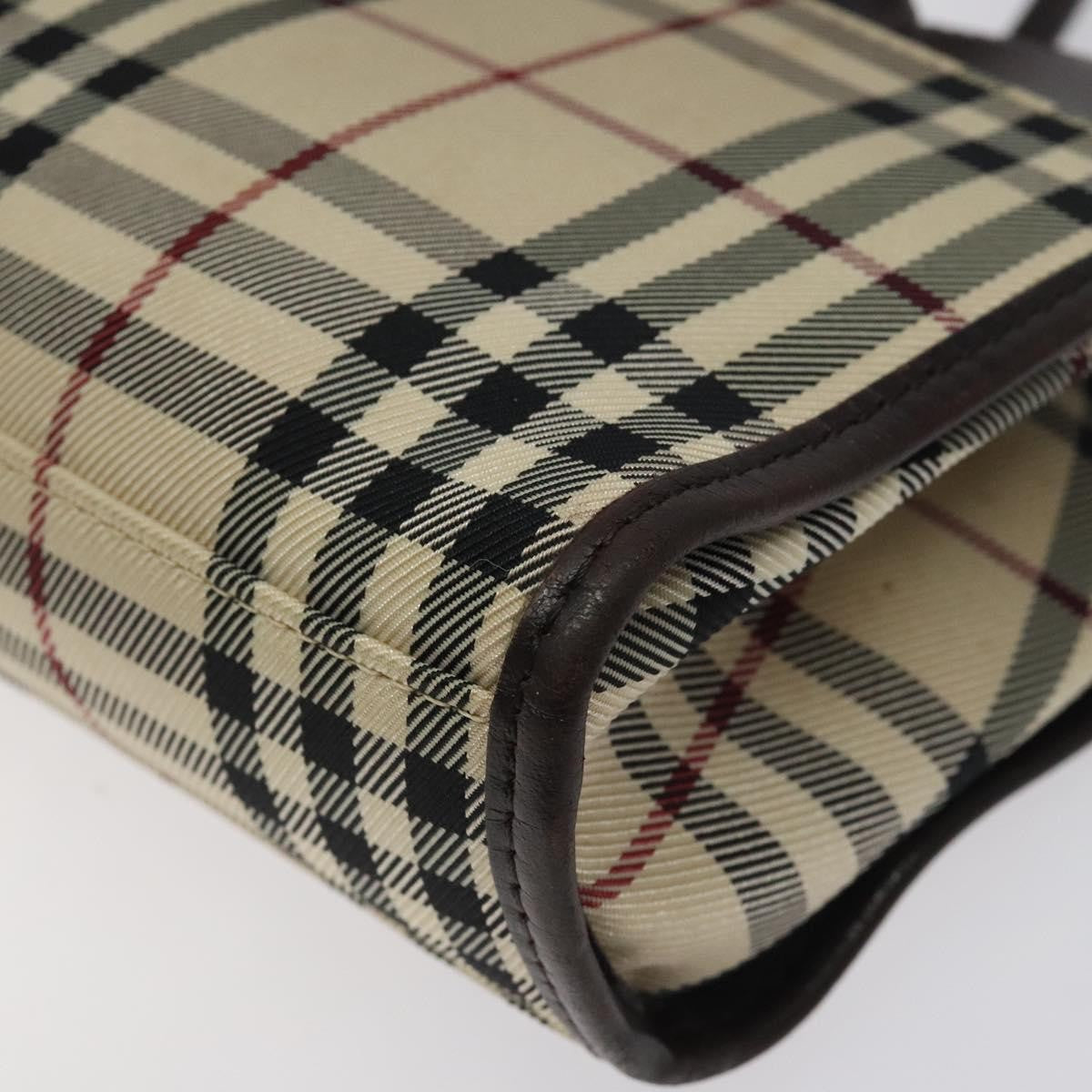 Burberry Nova Check Handbag Nova Check Canvas and leather, BEIGE, NYLON, Handbag