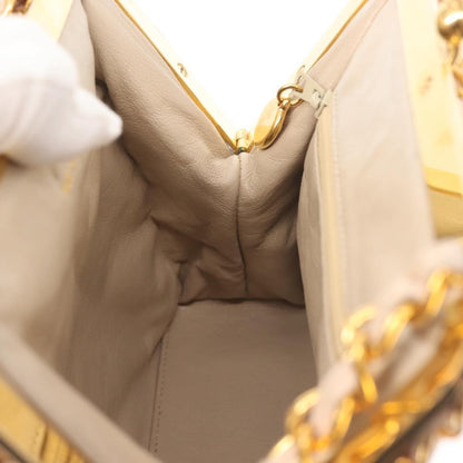 Chanel Kiss lock shoulder bag Leather, PINK, LEATHER, Shoulder bag