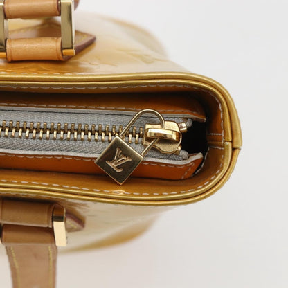 Louis Vuitton Houston Handbag Monogram Vernis, BEIGE, PATENT_LEATHER, Tote bag