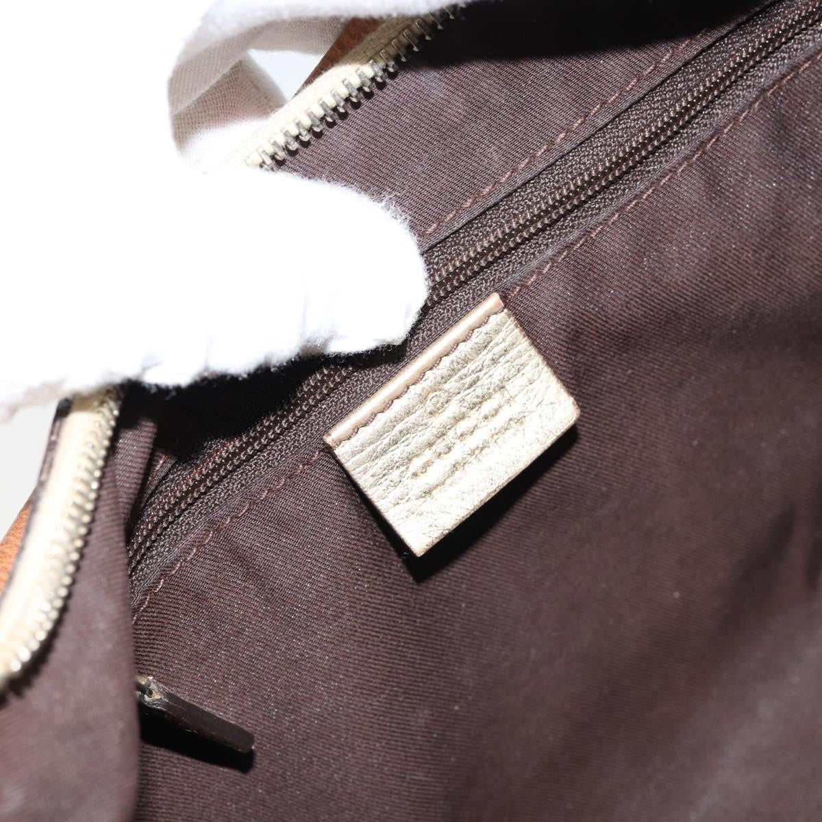 Gucci D Ring Hobo GG Canvas, BEIGE, CANVAS, Handbag