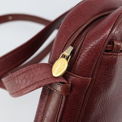 cartier Tasseled Must de Cartier Crossbody Bag Leather, BURGUNDY, LEATHER, Shoulder bag