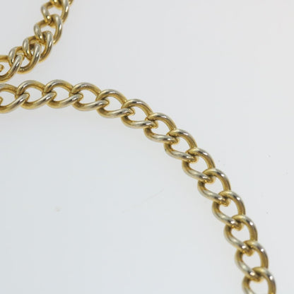 Salvatore Ferragamo Vintage Gancini Chain Shoulder Bag Leather, BROWN, LEATHER, Shoulder bag