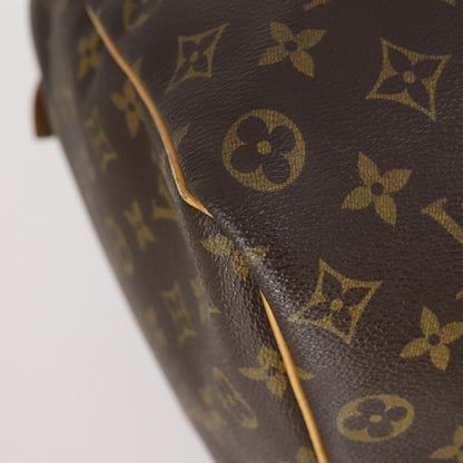Louis Vuitton Keepall Bag Monogram Canvas, BROWN, CANVAS, Travel bag