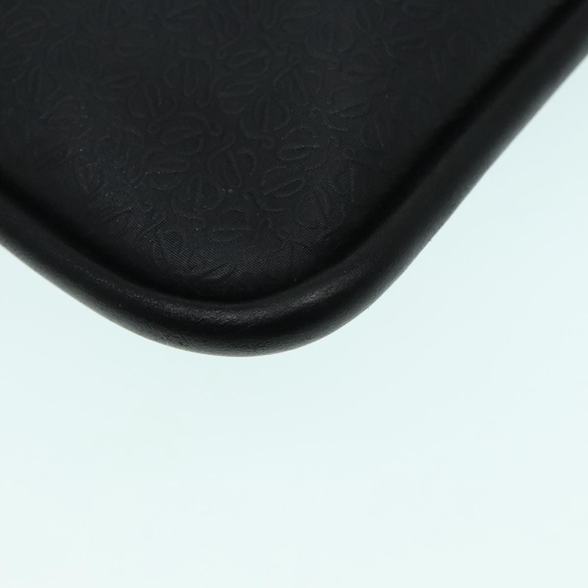 Loewe Anagram Shoulder Bag Leather, BLACK, LEATHER, Shoulder bag