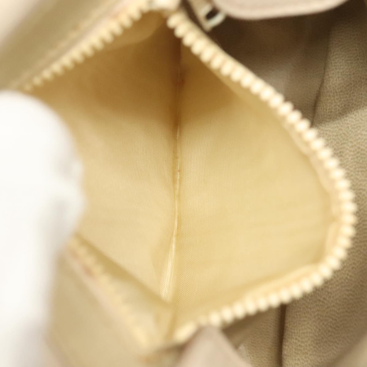 Celine Flap Shoulder Bag Leather, BEIGE, LEATHER, Shoulder bag