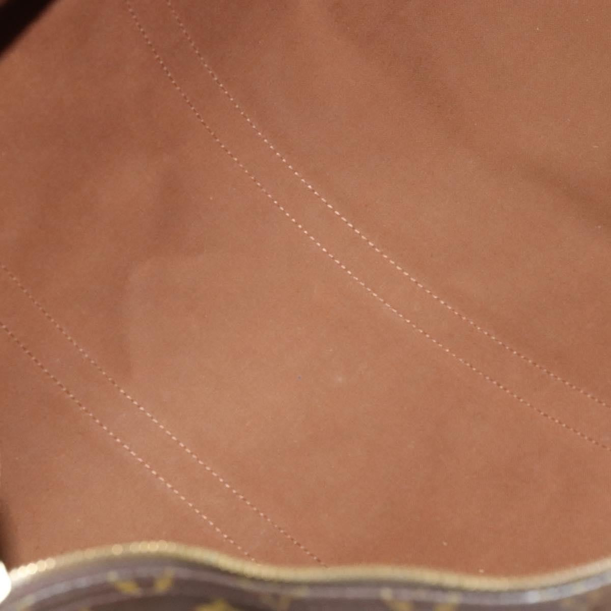 Louis Vuitton Keepall Bag Monogram Canvas, BROWN, CANVAS, Travel bag