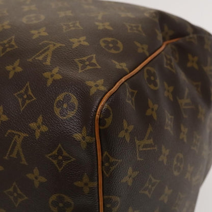 Louis Vuitton Keepall Bag Monogram Canvas, BROWN, CANVAS, Travel bag