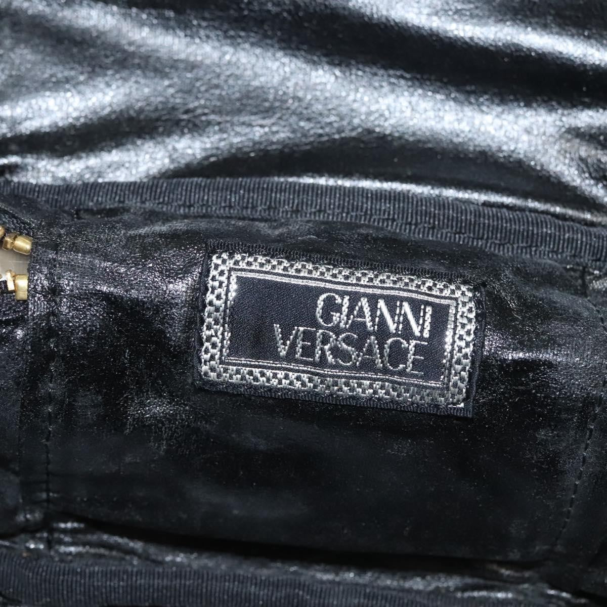 Versace Vanity Hand Bag Canvas and Leather, MULTICOLOUR, CANVAS, Clutche & pouche