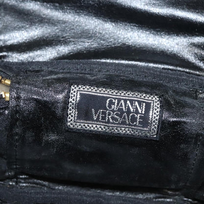 Versace Vanity Hand Bag Canvas and Leather, MULTICOLOUR, CANVAS, Clutche & pouche