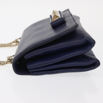 Valentino Garavani Va Va Voom Flap Shoulder Bag Leather, NAVY, LEATHER, Shoulder bag