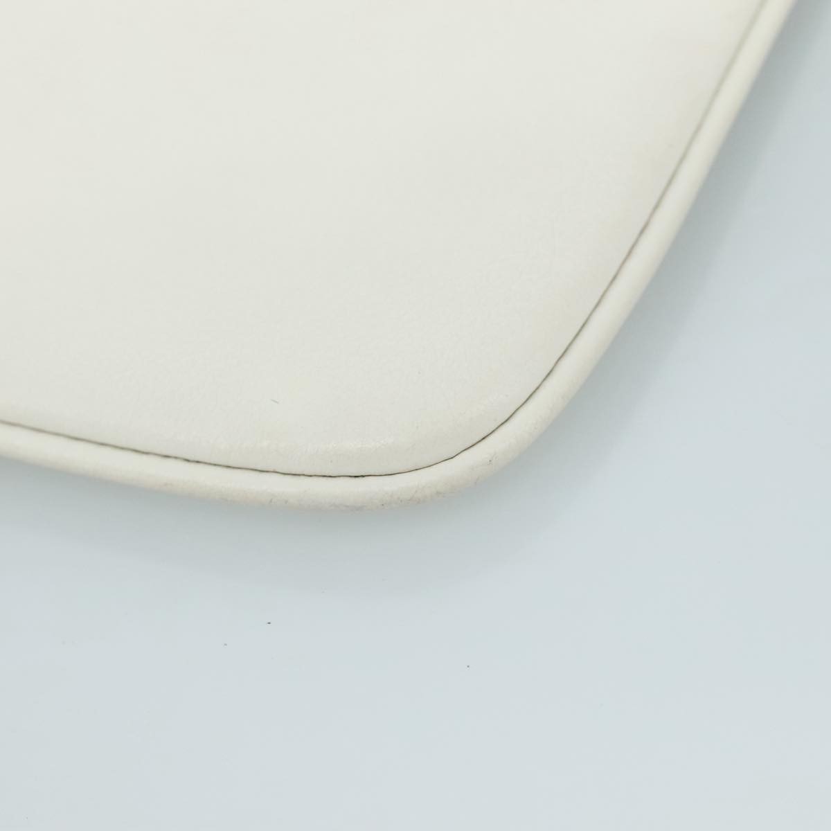 Balenciaga Everyday Logo Pouch Printed Leather, WHITE, LEATHER, Clutche & pouche