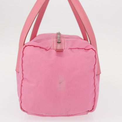 Prada Side Pocket Convertible Duffle Bag Tessuto, PINK, NYLON, Handbag