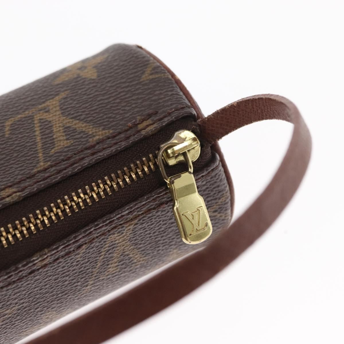 Louis Vuitton Papillon Pochette Monogram Canvas, BROWN, CANVAS, Clutche & pouche