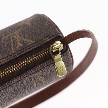 Louis Vuitton Papillon Pochette Monogram Canvas, BROWN, CANVAS, Clutche & pouche