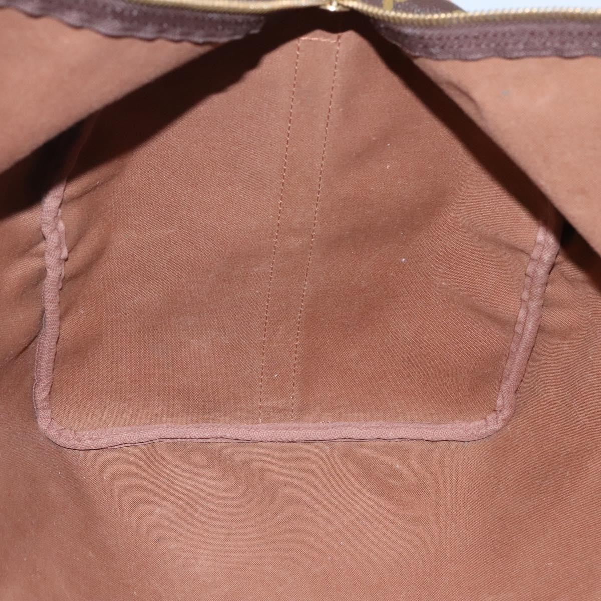 Louis Vuitton Keepall Bandouliere Bag Monogram Canvas, BROWN, CANVAS, Travel bag