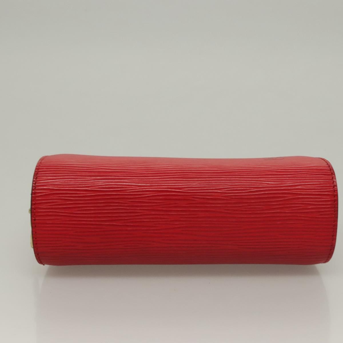 Louis Vuitton Dauphine Pochette Epi Leather, RED, LEATHER, Clutche & pouche