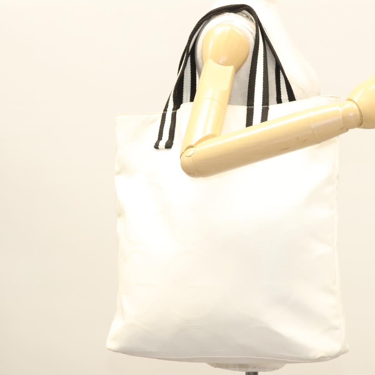 Gucci Tote Bag Canvas, WHITE, CANVAS, Tote bag