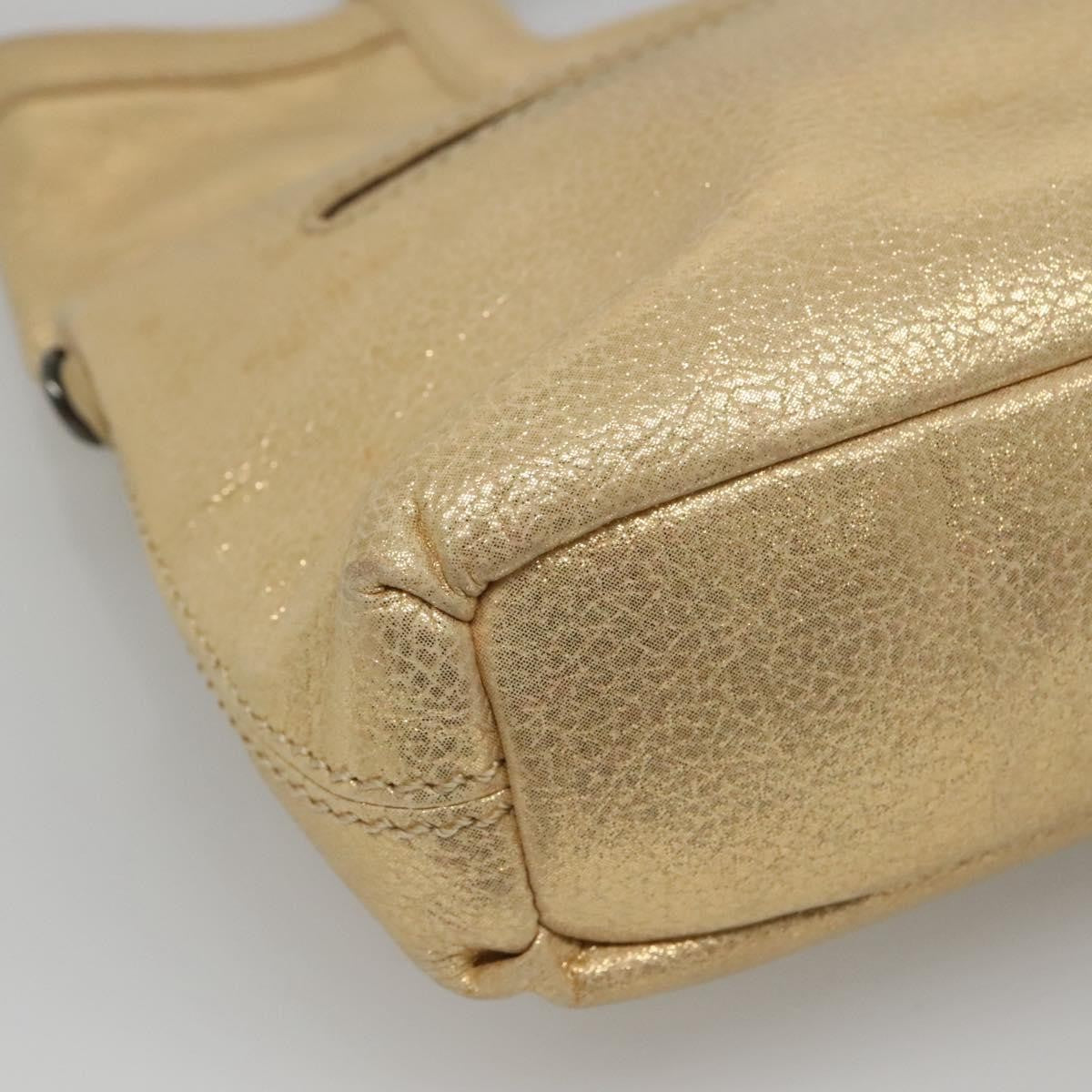 Burberry Blue Label Tote Bag Leather, GOLD, LEATHER, Tote bag