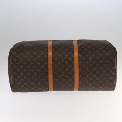 Louis Vuitton Keepall Bag Monogram Canvas, BROWN, CANVAS, Travel bag