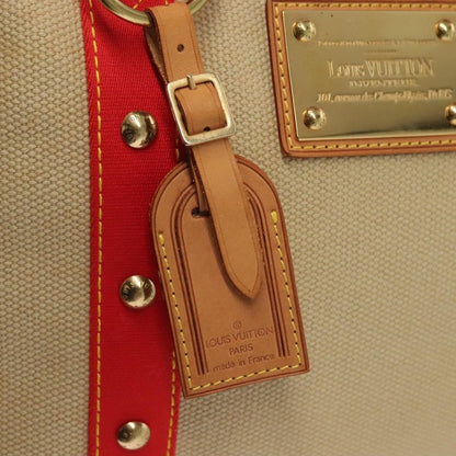 Louis Vuitton Antigua Tote Canvas, BEIGE, CANVAS, Tote bag