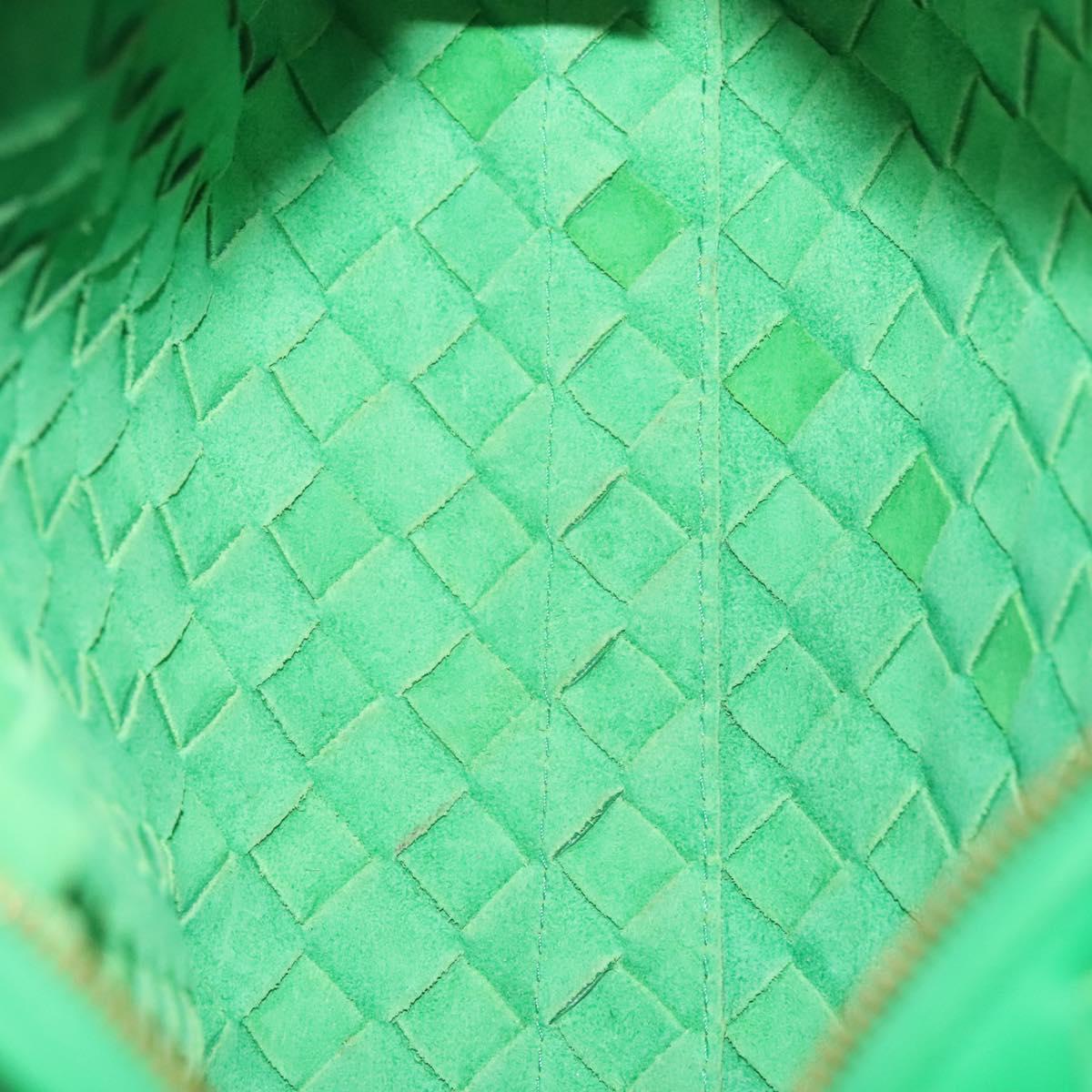 Bottega Veneta Loop Crossbody Bag Intrecciato Nappa, GREEN, LEATHER, Crossbody bag