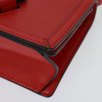 Loewe Barcelona Shoulder Bag Leather, RED, LEATHER, Shoulder bag