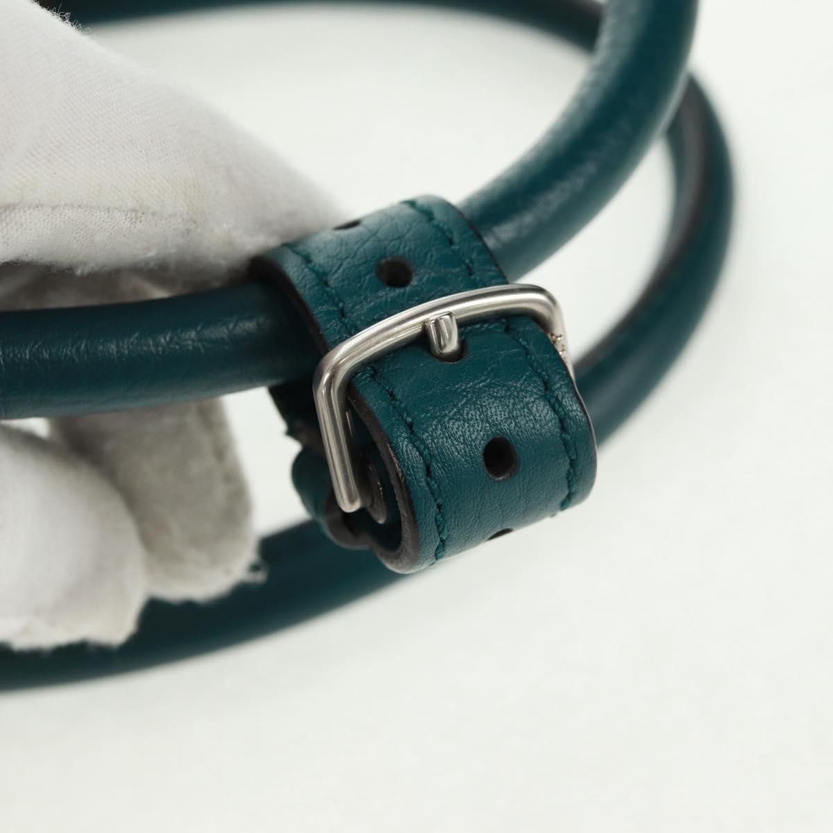 Bally Vintage Handbag Leather, GREEN, LEATHER, Handbag