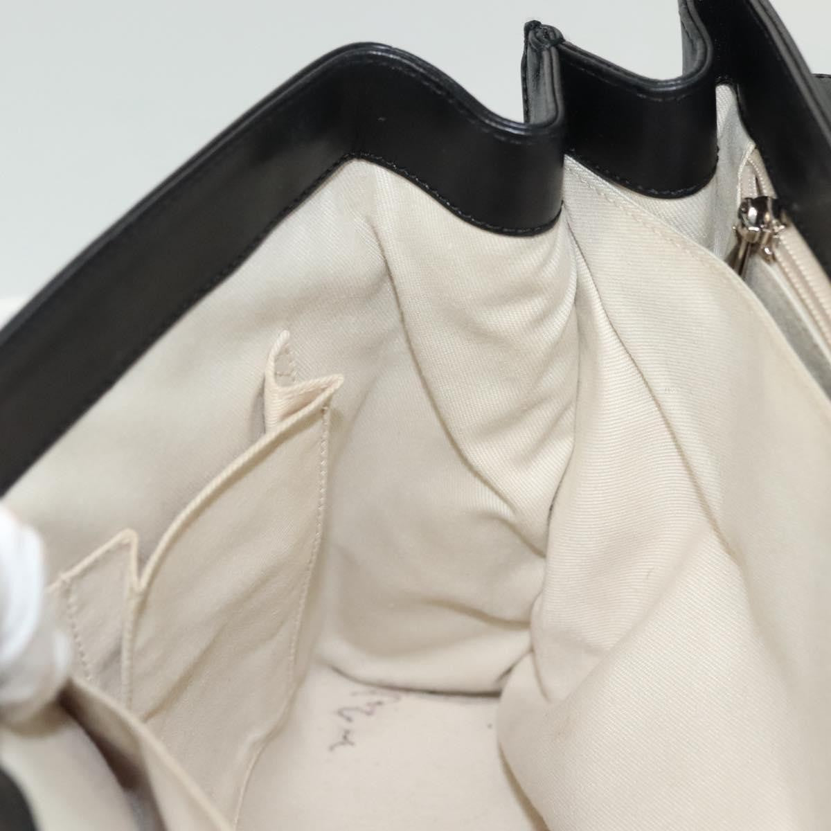 Salvatore Ferragamo Virna Satchel Leather, BLACK, LEATHER, Handbag