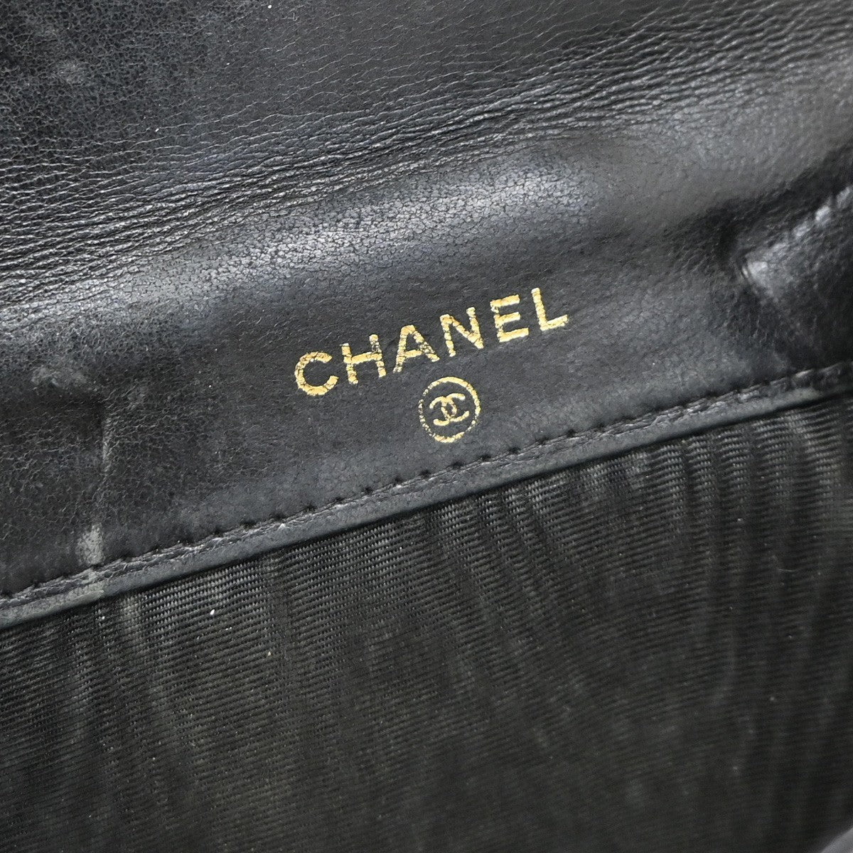 Chanel Vintage Timeless Bifold Wallet Caviar, BLACK, CALFSKIN, Wallets