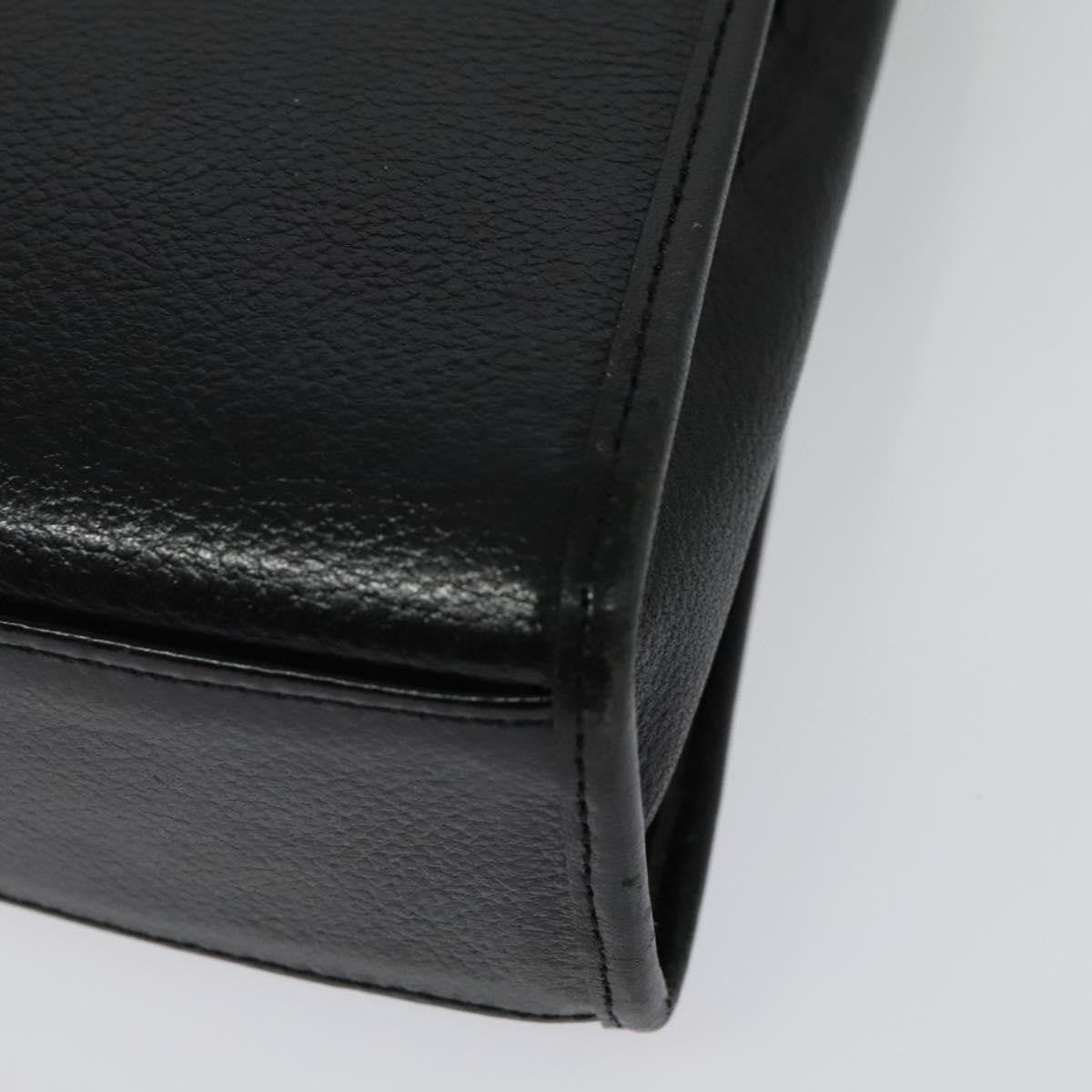 Saint Laurent Vintage Shoulder Bag Leather, BLACK, LEATHER, Shoulder bag