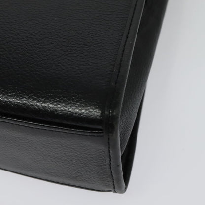 Saint Laurent Vintage Shoulder Bag Leather, BLACK, LEATHER, Shoulder bag