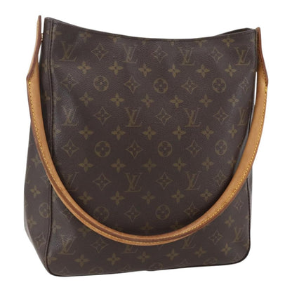Louis Vuitton Looping Handbag Monogram Canvas, BROWN, CANVAS, Shoulder bag